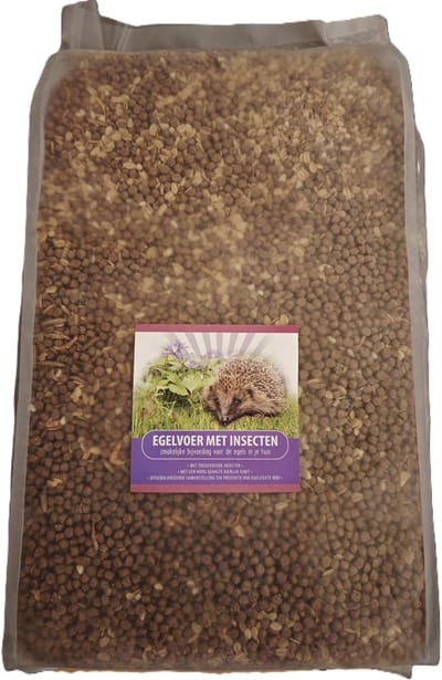 Voerwaarts Egelvoer met insecten - 8kg - speciaal samengesteld egelvoer