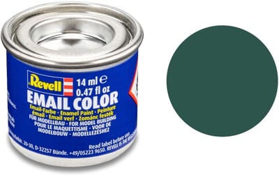 Revell Hobbyverf Enamel verf - #48 Sea Green - Matt - RAL6028 - Enamel - Verf potje - 14 ml