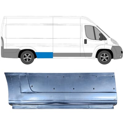 Reparatiepaneel achterspatbord voor Peugeot Boxer 2006-2025 / Rechts