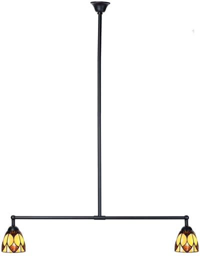 Tiffany T-lamp 2 lichts Parabola Small - Art Deco Trade