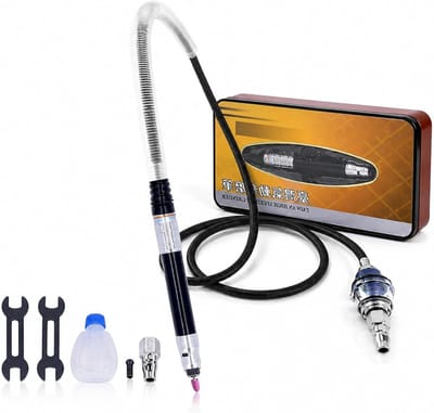 Pneumatische Graveerpunt voor Hoge Snelheid, 50000rpm Mini Air Grinder voor Precisie en Handmatig Gebruik
