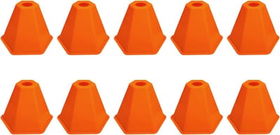 Voetbal Pionnen Set - Trainingsuitrusting Behendigheid - Sport Training Veldmarkering - Duurzaam PE Materiaal - 10x13cm - Oranje