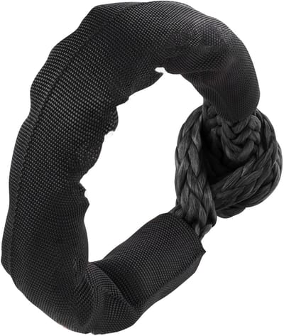 Synthetische Zachte Sluiting, 1.3x 56cm (2-Pak), 20 ton Breeksterkte, Trekhaak met 2 Extra Hulzen en Opbergtas voor Utv, Atv, Trucks, Jeep