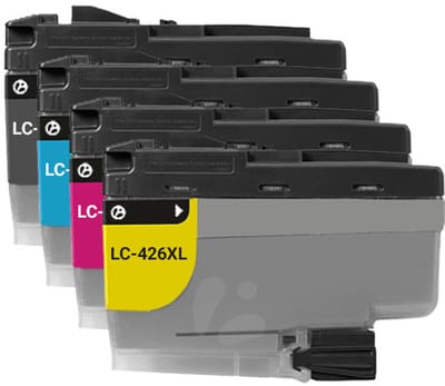 Inktcartridge geschikt voor Brother LC-426XL / LC426 | 1x Multipack geschikt voor Brother MFC-J4335DW - J4340DW - J4535DW - J4540DW