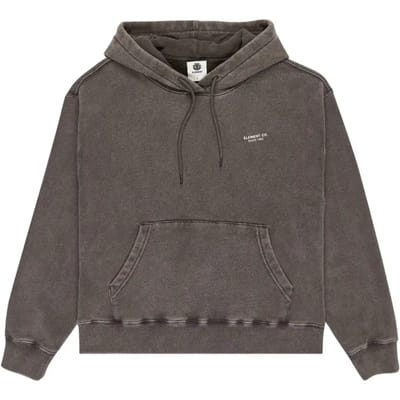 Element Co Washed Po Hoodie zwart