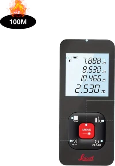 Livano Laserafstandsmeter - Laser - Afstandsmeter - Afstandmeter - Rangefinder - Digitale Meetlint - Precisiegereedschap - 100 Meter