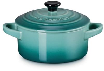Le Creuset mini stoofpan 10cm - 0,25L bleu riviera