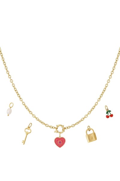 Goudlief Hart DIY ketting - Roestvrij staal - Verkleurt niet