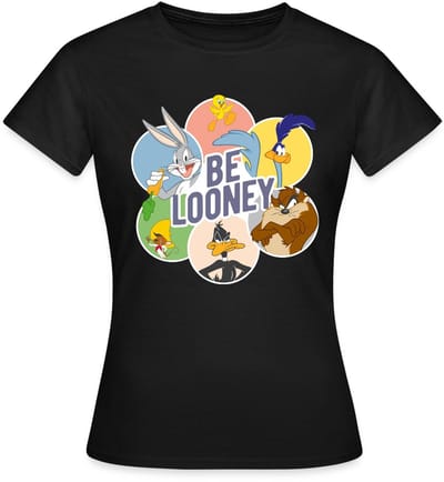 Looney Tunes Kaarakters Be Looney T-Shirt Dames