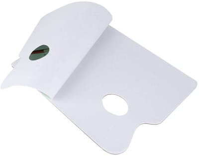 Dailygoods- Paletpapier 35 Vellen - A4 Wegwerp Paletpapier - Mengbenodigdheden voor Olie/Gouache/Aquarel - Afscheurbaar Ontwerp - Gloednieuw Papier - Schilderpalet