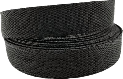 Polypropyleen Band - Webbing band - Tassen Maken - Hoge Breeksterkte - 2.5 CM Breed - Zwart
