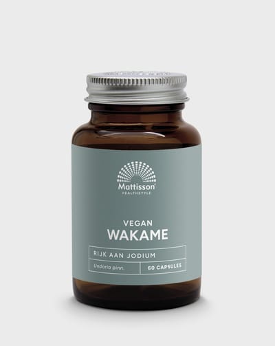Mattisson - Wakame 1000 mg - Zeewier Voedingssupplement - Bescherming tegen Oxidatieve Schade & Rijk aan Jodium - 60 Capsules