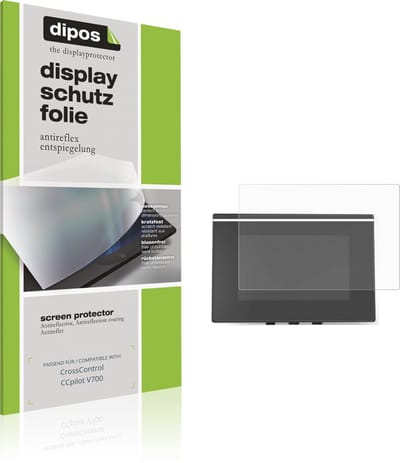 dipos – 2x Matte Beschermfolie geschikt voor CrossControl CCpilot V700 | Krasbestendige & antireflecterende Screenprotector Ultra-Thin