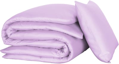 De Witte Lietaer Dekbedovertrek Olivia - 140 x 200/220 cm - Lila - Katoen Satijn