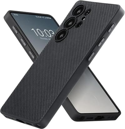PITAKA Cairn Aaron Button Case - Hoesje Geschikt voor Samsung Galaxy S25 Ultra - Compatibel met MagSafe - Magnetische Back Cover - 1500D Aramidevezels Ultra Dun - NFC Functie - Zwart