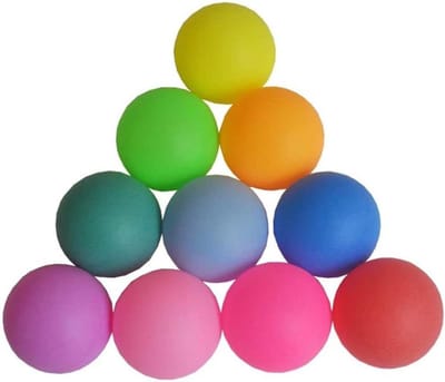Tafeltennisballen Set - Sportballen - Wedstrijd Spelen - Herbruikbaar Plastic - 40mm 12 Stuks - Meerdere Kleuren