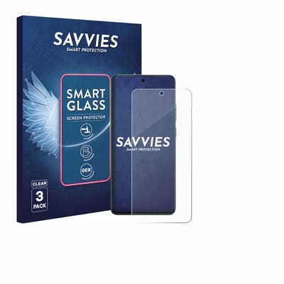 3 Stuks Savvies Screenprotector - geschikt voor Oppo Reno 12 FS - beschermfolie glas transparant
