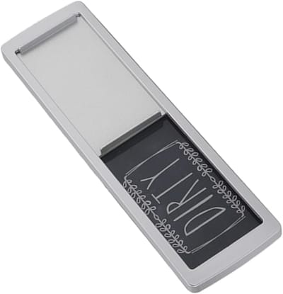 Vaatwasser Indicator - Vuil Schoon Magneet - Keuken Organisatie - Dubbelzijdig Plakband - 18 x 5 cm - Zilver