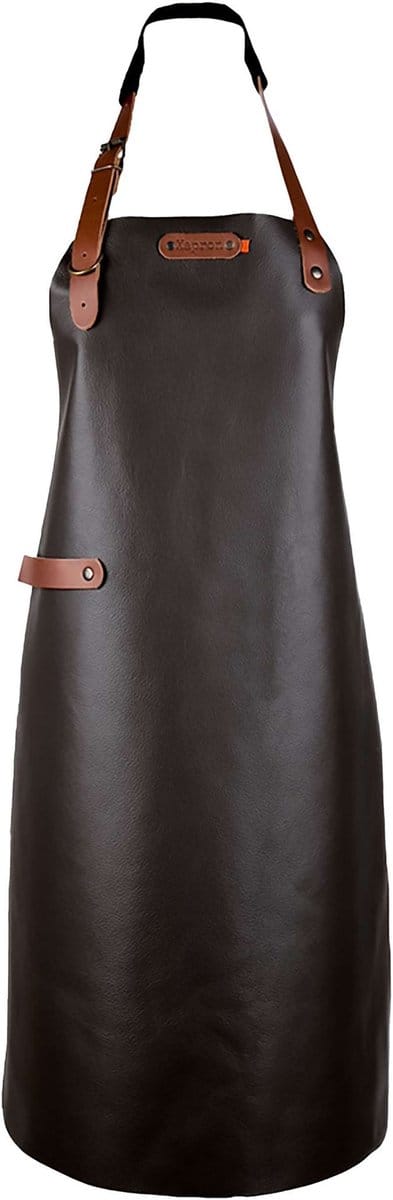 Xapron leren Schort Bovine Brown - Bruin - Luxe - XL (lengte 89 cm/ Breedte 70 cm)