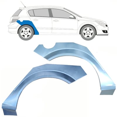 Reparatiepaneel achterspatbord voor Opel Astra H 2003-2014 / Links + Rechts