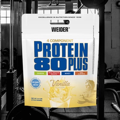 Weider Protein 80 Plus (2000g) Vanilla - Eiwitten - Eiwit Mix