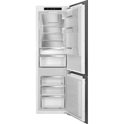 SMEG Inbouw koelkast Koelkast, Universeel, Koel-vriescombinatie, Inbouw, Positie scharnier: Rechts, Deur omkeerbaar: Ja, Wit
