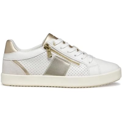 GEOX BLOMIEE DAMES Sneakers - WIT/MELKWIT - Maat 38