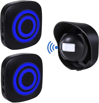 CRLYN® Opritverklikker - Entreemelder - Doorgangsmelder - Beveiliging - Zwart