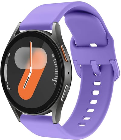 SBG Universeel 20MM Horloge Bandje / Smartwatch Bandje Siliconen Lila