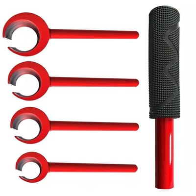 4 STUKS Scharnier Verstel Sleutel met Handvat Deurscharnier Spelingen Buiger Reparatie Gereedschap 14mm 18mm 23mm 25mm