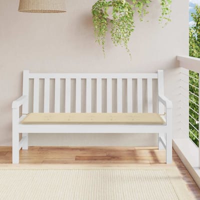 vidaXL - Tuinbankkussen - 150x50x3 - cm - oxford - stof - beige