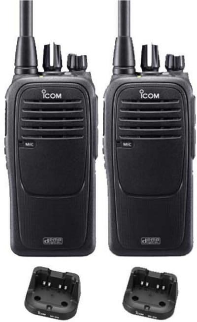Set van 2 Icom IC-F29DR3 Digitaal DPMR en PMR446 IP67 portofoons