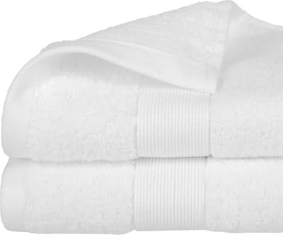 Atmosphera Badhanddoek Towelmaster - ivoor wit - luxe - 50 x 90 cm - katoen - 450 grams - badkamer handdoek
