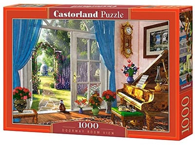 Kleurige 1000 Stukjes Puzzel met Deurzicht