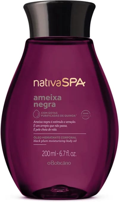 O Boticário NativaSPA Bodyolie van Zwarte Pruimen extract 200ml