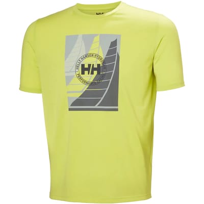 Helly Hansen Race Sailing T-shirt Met Korte Mouwen Geel 2XL Man