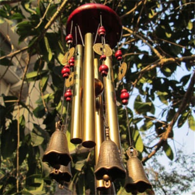 Buitenleven Windgong Tuin Tuin Buizen Bellen Koper Antiek Windgong Wandhanger Huisdecoratie Decoratie Windgongen