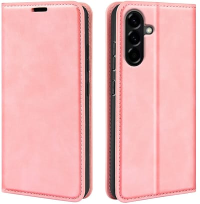 MobyDefend Hoesje - Geschikt voor Samsung Galaxy A57 - Luxe Wallet Bookcase (Magnetische Sluiting) - Roze