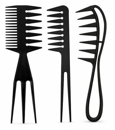 Guardian Beauty Kamset - 3 Stuks - Zwart - Haarstylingtools