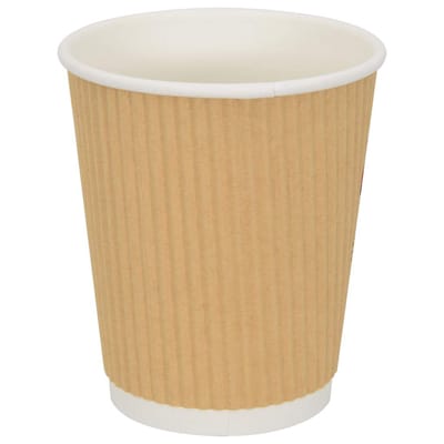 vidaXL - Papieren - koffiekopjes - 500 - st - 8oz - 200 - ml - bruin
