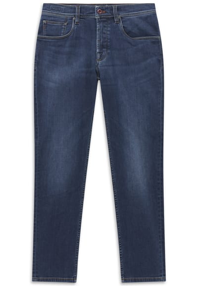 Bugatti Herren Jeans Candiani Denim Used Wash