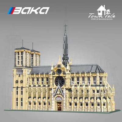 Mould King BAKA Notre Dame - Modulaire kathedraal van Parijs - 8225 stuks