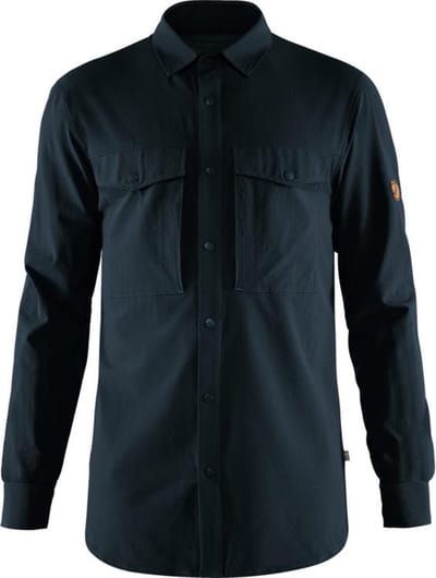 Fjallraven Abisko Trekking Shirt - Blouse - Heren - Blauw - Maat XXL