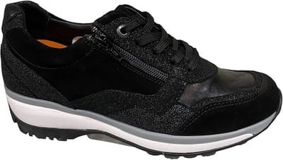 Xsensible 30114.3 lona GX 006 Black Fantasie-stretchwalker-stretch leder MT 39