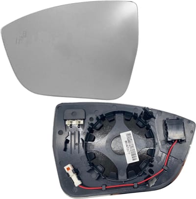 BILMAX Linker Buitenspiegelglas Vervanging voor Seat Ateca KH7, KHP 2016-2024, Verwarmd, Dodehoekassistent, met Montageplaat (Bestuurderszijde)