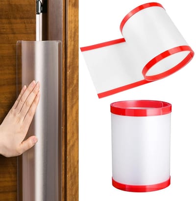 Dailygoods - 2 rollen deurstopper voor kinderen, deurbescherming voor baby's, voor kleuterschool, klaslokaal, slaapkamer (17 x 120 cm, eenheid, 2)