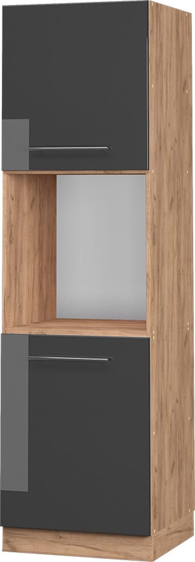 Vicco Fame-Line Ovenombouwkast – 60 cm open Antraciet Hoogglans