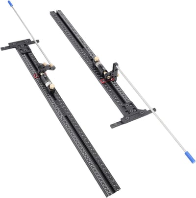 Geleiderails Houtbewerking - Zaag Hulpmiddel - Rechte Zaagsneden - Modulair Systeem - 147.9 cm