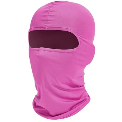 Balaclava Volledig Gezichtsmuts Wandelen Fietsen Kamperen Jagen Airsoft Pet Fiets Hoofdregio Bedekking Zomer Mannen Vrouwen Ski Masker Wandel Sjaals rozerode kleur