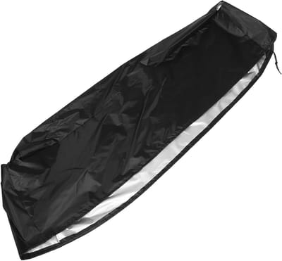Houtrek Beschermhoes - Houtopslaghoes Waterdicht - Bescherming Buiten - Robuuste Oxford Stof - 150 x 36 x 36 cm - Zwart